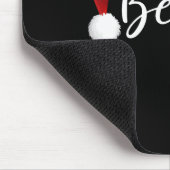 Christmas Believe In Santa Claus Funny Xmas Family Mousepad (Ecke)