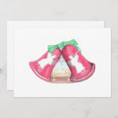 Christmas Bell Creche Feiertagskarte (Vorne/Hinten)