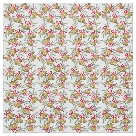 Christmas Bell Fabric Stoff (Muster)