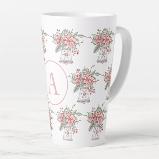 Christmas Bell Pattern Milchtasse (Rechte Ecke)
