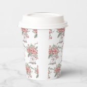 Christmas Bell Pattern Pappbecher (Links)