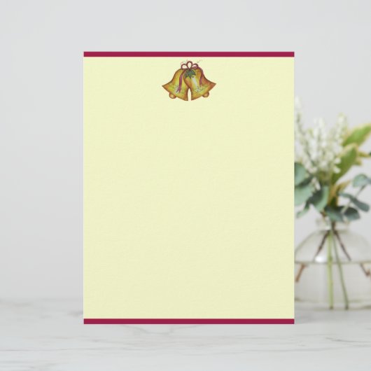 Christmas Bells Letterhead (Stehend Vorderseite)