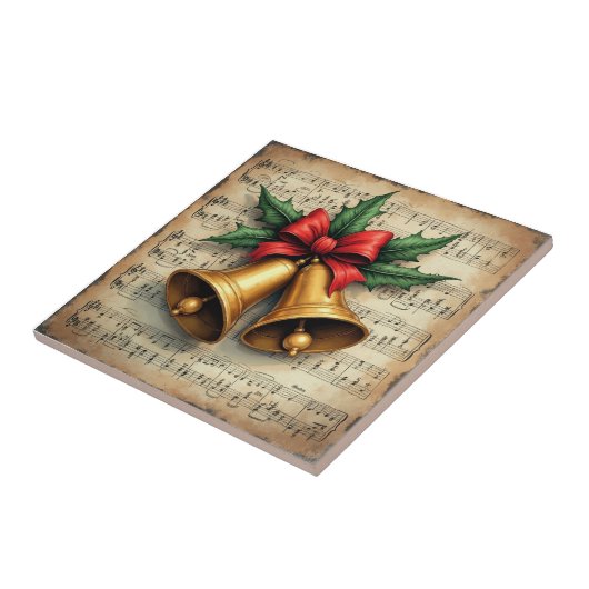 Christmas Bells on Sheet Music, Fliese (Seite)