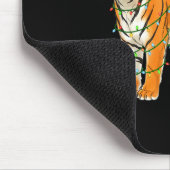 Christmas Bengal Tiger Holiday Festive Animal Mousepad (Ecke)