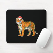 Christmas Bengal Tiger Holiday Festive Animal Mousepad (Mit Mouse)
