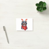 Christmas Bernese Mountain Dog Post-it Klebezettel (Büro)