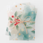 Christmas berries geschenkpapier set (Beispiel)