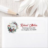 Christmas Berries Wreath Red Robin (Insitu)