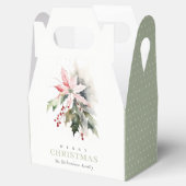 Christmas Berry Poinsettia Foliage Geschenkschachtel (Geöffnet)