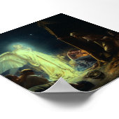 Christmas Bethlehem Print Poster (Ecke)