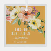  Christmas Bible Verse Glass Ornament Aus Glas (Rückseite)