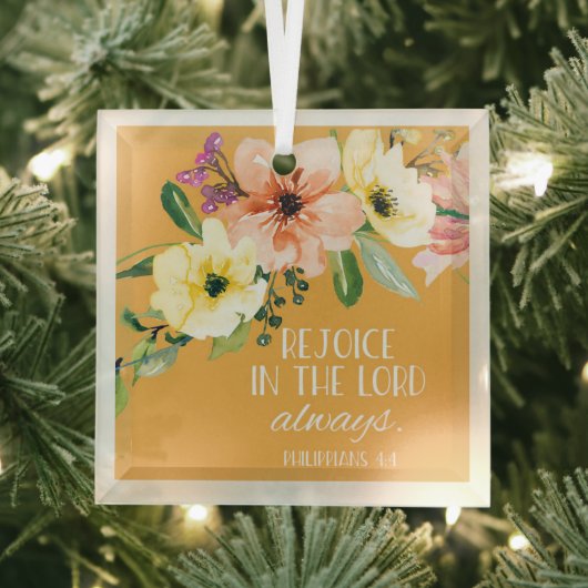  Christmas Bible Verse Glass Ornament Aus Glas (Insitu)