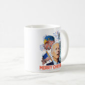 Christmas Biden Funny Joe Biden Konfuse Xmas Kaffeetasse (VorderseiteRechts)