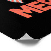 Christmas Biden Funny Joe Biden Konfuse Xmas Poster (Ecke)