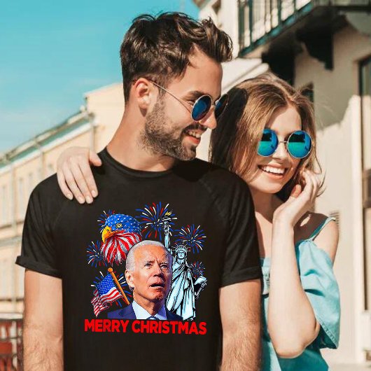 Christmas Biden Funny Joe Biden Konfuse Xmas T-Shirt