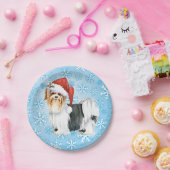 Christmas Biewer Terrier Paper Tellers Pappteller (Party)