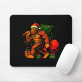 Christmas Bigfoot Costume Men Boy Sasquatch Xmas T Mousepad (Mit Mouse)