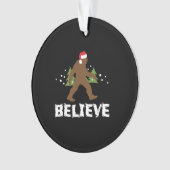 Christmas Bigfoot Sasquatch Xmas Apparel Funny Ornament (Vorderseite)