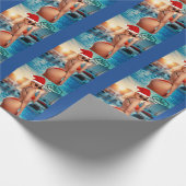 CHRISTMAS BIKINI MÄDCHEN BIG HINTERN "HELLO BIG DA GESCHENKPAPIER (Ecke)