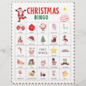 Christmas Bingo Cards | Kids Christmas Party Game Flyer (Vorne)