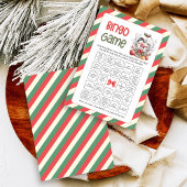 Christmas Bingo Game Feiertagskarte