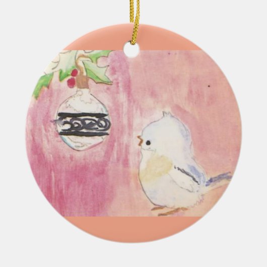 Christmas Bird and Ornament (Vorne)