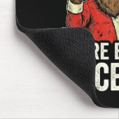 Christmas Birthday Humor Funny Jesus Born In Decem Mousepad (Ecke)