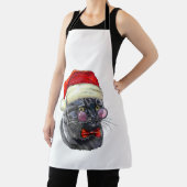 Christmas Black Cat Schürze (InSitu)