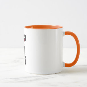 Christmas Black Cat Tasse