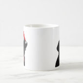 Christmas Black Labrador Retriever Kaffeetasse (Mittel)