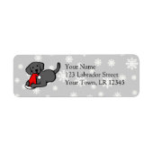 Christmas Black Labradors Cartoon (Vorne)