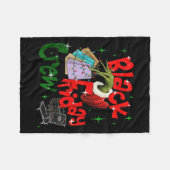 Christmas Black Shopng Family Funny Friday Shopng  Fleecedecke (Vorderseite (Horizontal))