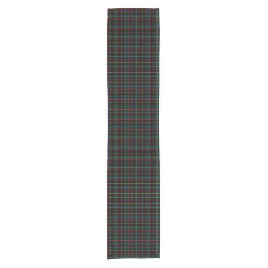 Christmas Black Tartan Kariert Table Runner Kurzer Tischläufer (Vorderseite)