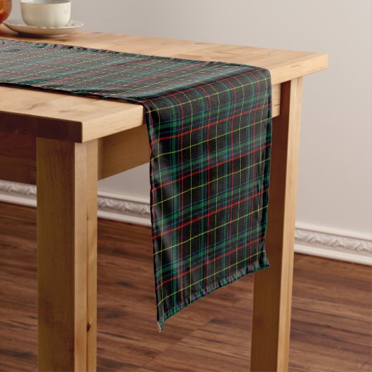 Christmas Black Tartan Kariert Table Runner Kurzer Tischläufer (Beispiel)