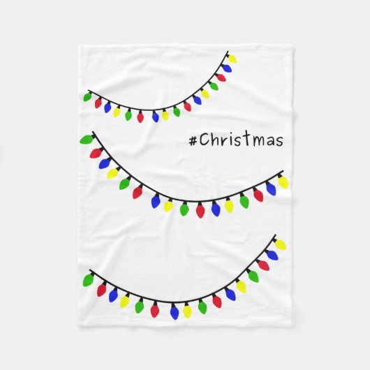 Christmas blanket fleecedecke (Vorderseite)