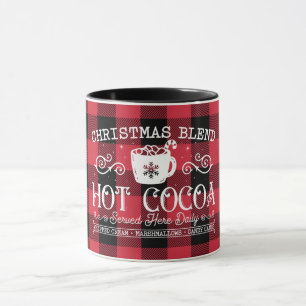 Christmas Blend Hot Cocoa Red Buffalo Karo Tasse
