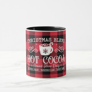 Christmas Blend Hot Cocoa Red Buffalo Karo Tasse