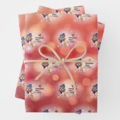 Christmas Blenheim Cavalier King Charles Spaniel Geschenkpapier Set (Beispiel)