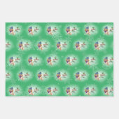 Christmas Blenheim Cavalier King Charles Spaniel Geschenkpapier Set (Vorderseite 2)