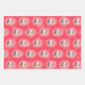 Christmas Blenheim Cavalier King Charles Spaniel Geschenkpapier Set (Vorderseite)