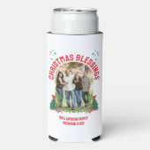 CHRISTMAS BLESSINGS FAMILY WIEDERSEHEN Matching Gr Selters Dosenkühler (Seltzer Rückseite)