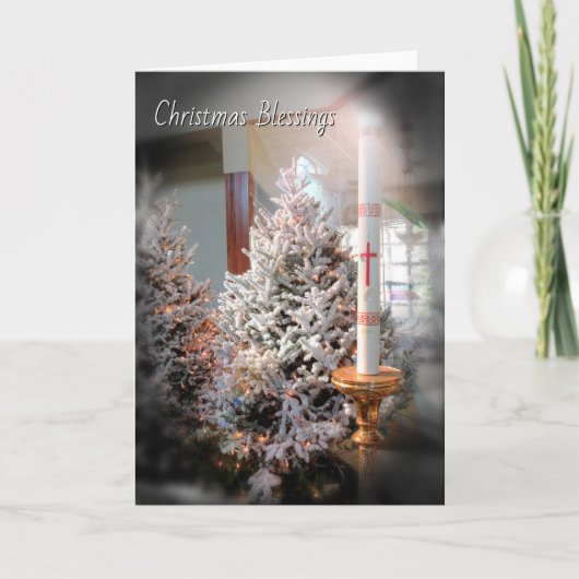 Christmas Blessings - Holiday Card Feiertagskarte (Vorderseite)