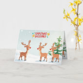 Christmas Blessings Karte (Gelbe Blume)