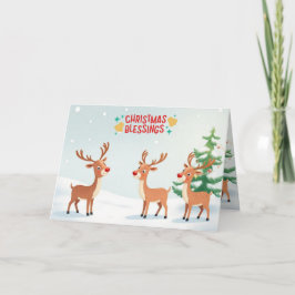 Christmas Blessings Karte