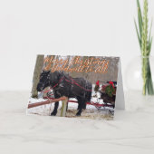 Christmas Blessings of Hope, Joy, Peace and Love Dankeskarte (Vorderseite)