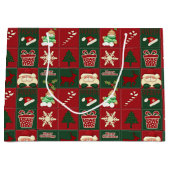 Christmas Blocks-GIFT BAG L Große Geschenktüte (Vorderseite)