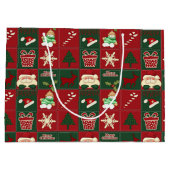 Christmas Blocks-GIFT BAG L Große Geschenktüte (Rückseite)