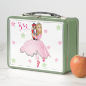 Christmas Blond Hair Nutcracker Ballerina Metall Brotdose (Beispiel)