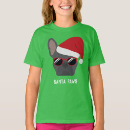 Christmas Blue Bulldog T-Shirt