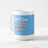 Christmas Blue Coffee Pub Kaffeetasse (Vorderseite Links)
